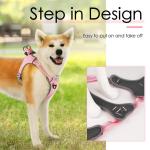 ThinkPet Adjustable No-Pull Dog Harness with Reflective Design