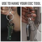 KeyUnity KA10 Titanium Key Rings for Pet ID