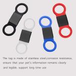 21 Pack Silent Slide-On Pet ID Tags