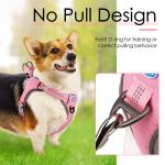 ThinkPet Adjustable No-Pull Dog Harness with Reflective Design