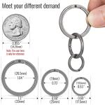 KeyUnity KA10 Titanium Key Rings for Pet ID