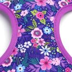 Floral Reflective Dog Harness and Leash Set