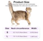 Customizable Cat Collar with Name Plate and Bell