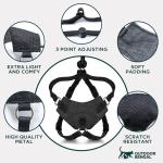 Escape Proof Cat Harness and Leash Set - Black