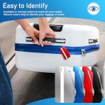 Set of 4 Durable Aluminum Luggage Tags