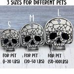 Personalized Skull Dog ID Tag – Double-Sided Engraving
