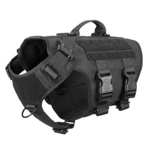 Tactical Dog Harness with Handles and ID Panel