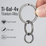 KeyUnity KA10 Titanium Key Rings for Pet ID