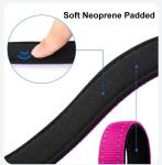 Personalized Reflective Neoprene Dog Collar with Name