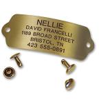 Personalized Heavy-Duty Rivet-On Pet ID Tag