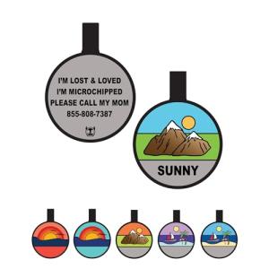 Personalized Silent Dog Tag - Custom Engraved Silicone