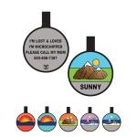 Personalized Silent Dog Tag - Custom Engraved Silicone