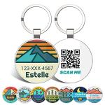 Personalized QR Code Dog Tag for Pets