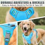 BARKBAY Reflective No Pull Dog Harness, Blue