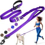 Kazazoo Adjustable Hands-Free Dog Leash - Purple
