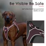 ThinkPet Adjustable No-Pull Dog Harness with Reflective Design