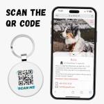 Personalized QR Code Dog Tag for Pets