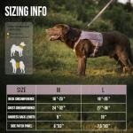 OneTigris Pink Service Dog Vest Harness for Medium Large Dogs