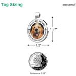 Personalized QR Code Pet ID Tag for Dogs & Cats