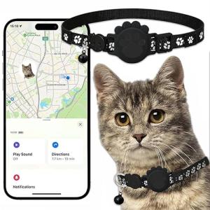 GPS Cat Collar with Apple Find My Integration