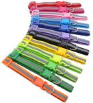 12 Pack Adjustable Nylon Puppy ID Collars