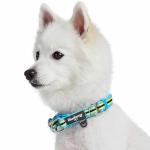 Blueberry Pet Reflective Dog Collar with D-Rings