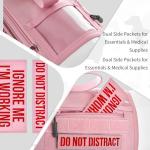 OneTigris Pink Service Dog Vest Harness for Medium Large Dogs