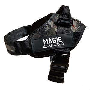 Personalized No Pull Dog Harness with Custom Patches