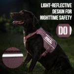 OneTigris Pink Service Dog Vest Harness for Medium Large Dogs