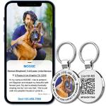 Personalized QR Code Pet ID Tag for Dogs & Cats