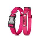 Personalized Reflective Engraved Dog Collars in 5 Colors