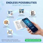 NFC Tag Stickers with NTAG215 Chip - 20 Pack