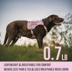 OneTigris Pink Service Dog Vest Harness for Medium Large Dogs