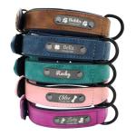 Custom Engraved Dog Collars with Name & Number