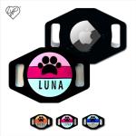 Airtag-Compatible Pet ID Tag with Custom Engraving