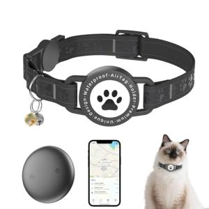 Waterproof GPS Cat Tracker Collar with Bells
