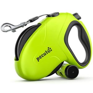 Pecute 32ft Reflective Retractable Dog Leash