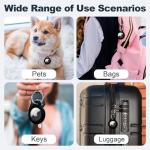 Durable AirTag Holder with Key Ring for Pets