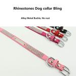 Personalized Rhinestone Dog & Cat Collar and Leash Set
