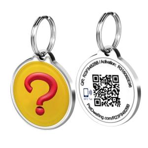 QR & NFC Pet Tag for Instant Location Alerts