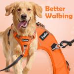 Adjustable No Pull Dog Harness with Reflective Straps