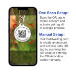 QR & NFC Pet Tag for Instant Location Alerts