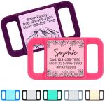 Brayhoo Personalized Silent Dog Tag for Collars