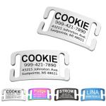 Personalized Engraved Slide-On Pet ID Tags