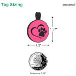 Silent Silicone QR Code Pet ID Tag - Personalized