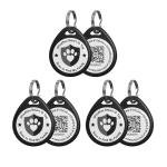 Personalized QR Code Dog ID Tags - 3 Pack