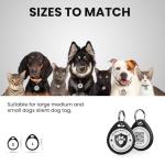 Personalized QR Code Dog ID Tags - 3 Pack