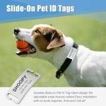 Personalized Engraved Slide-On Pet ID Tags