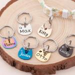 Personalized Rainbow Stainless Steel Pet ID Tags