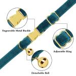 Adjustable Personalized Cat Collar with Name Plate